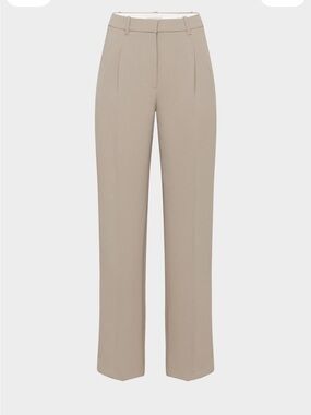 Aritzia The Effortless Pant™ - Crepette™ in Taupe in PETITE SIZE 8